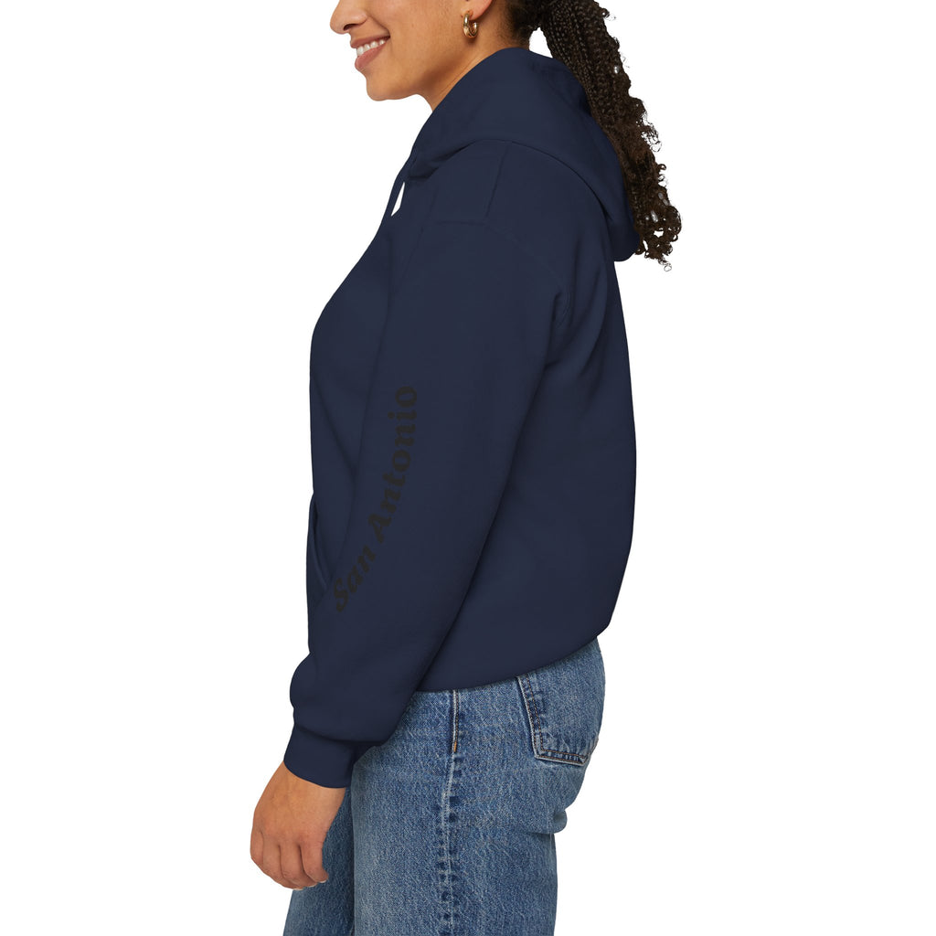 Communities Graphic Hoodie — San Antonio & Alamo Heights Cityscape Hooded Sweatshirt